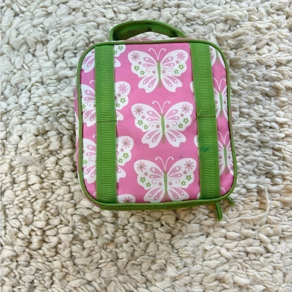 Pottery Barn pink butterfly lunchbox